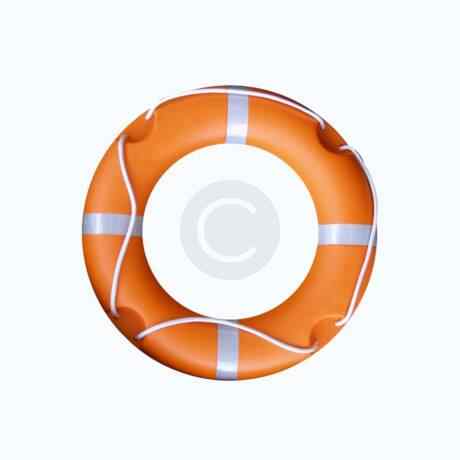 Red lifebuoy